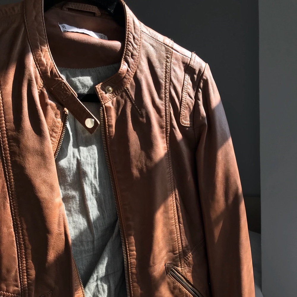 Faux Leather Jacket